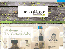 Tablet Screenshot of cottagehair.com